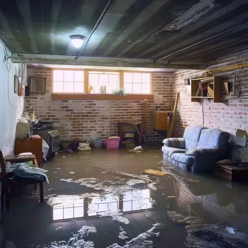 Flooded Basement Cleanup in Lakes of the Four Seasons, IN